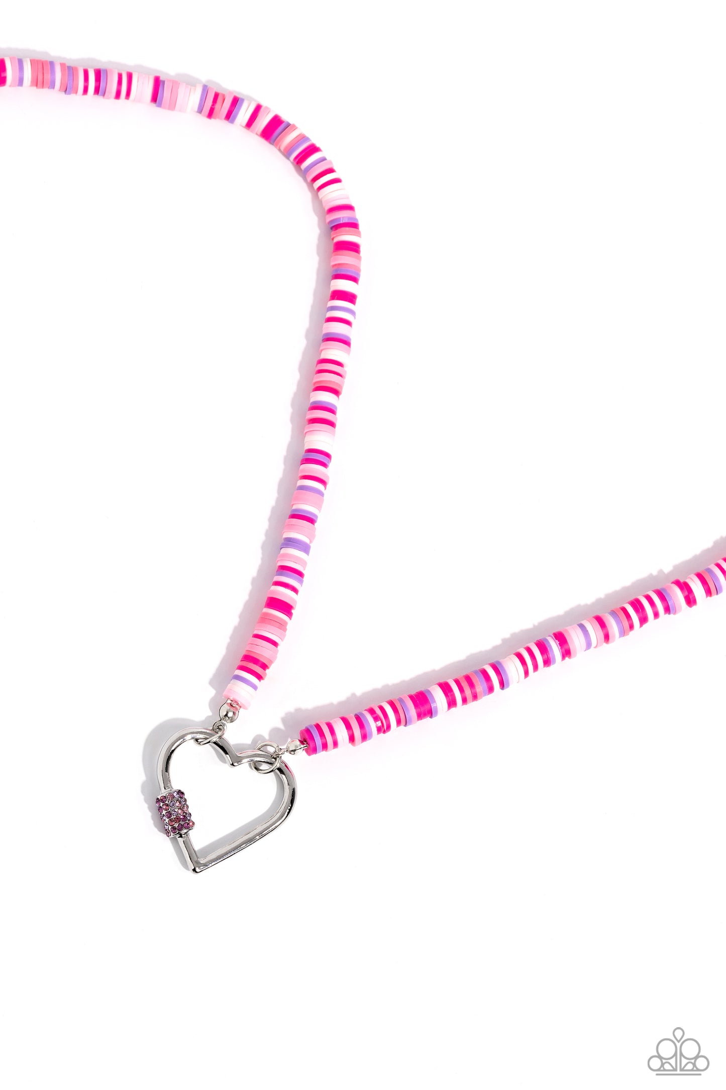 Clearly Carabiner - Pink